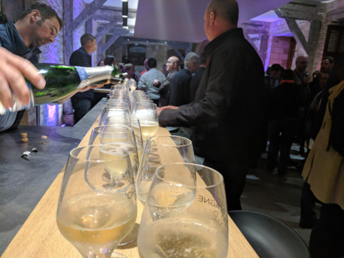 Soirée de lancement du Champagne Day 2018 au Cellier Saint-Pierre à Troyes