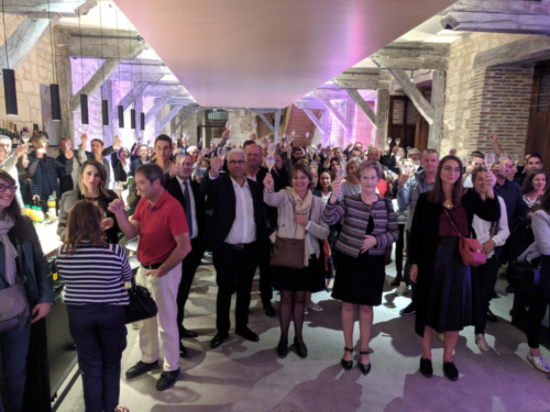 Soirée de lancement du Champagne Day 2018 au Cellier Saint-Pierre à Troyes