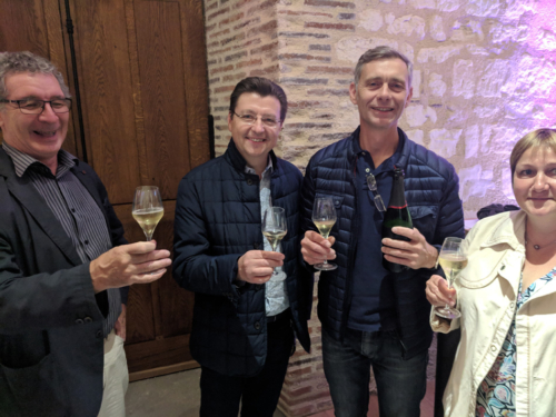 Soirée de lancement du Champagne Day 2018 au Cellier Saint-Pierre à Troyes