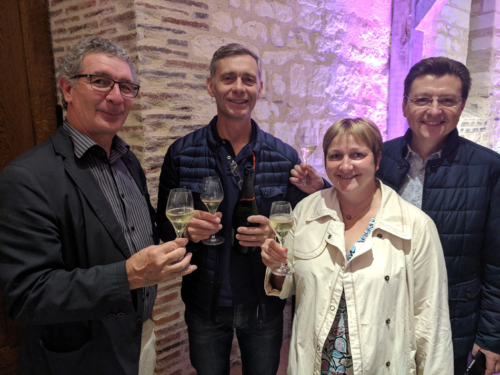 Soirée de lancement du Champagne Day 2018 au Cellier Saint-Pierre à Troyes