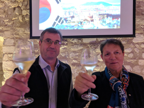 Soirée de lancement du Champagne Day 2018 au Cellier Saint-Pierre à Troyes